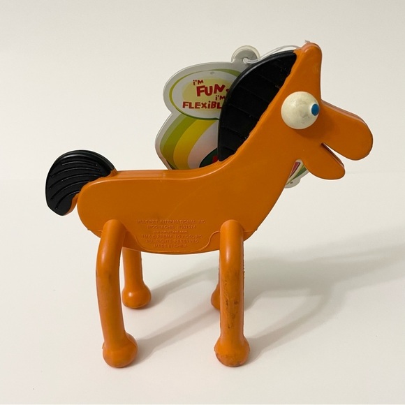 Gumby Pokey Bendable Rubber Dog Toy Multipet - Picture 16 of 16